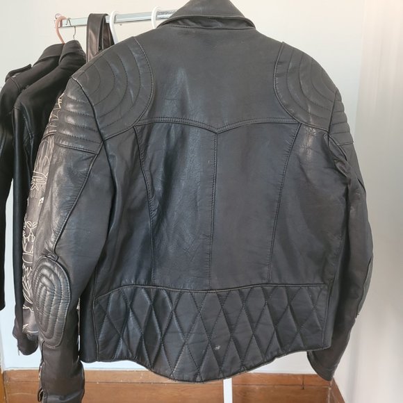 HEAVY LEATHER GERMAN ORIGINAL BERLIN MOTOR JACKET - Picture 4 of 4